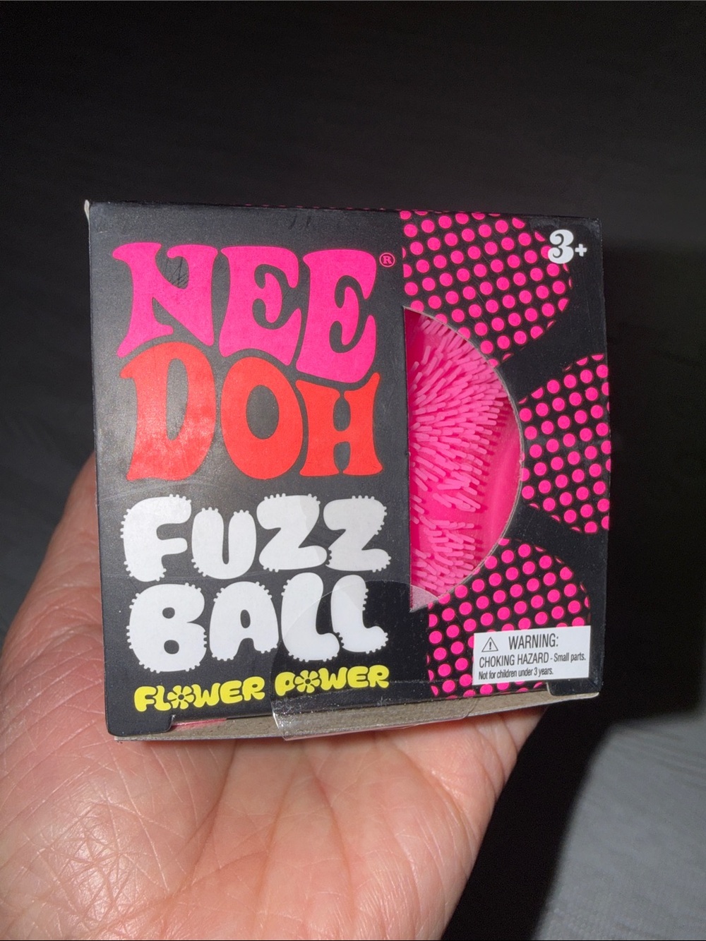 🩷🔥NeeDoh Fuzz Ball Flower Power - Pink. Brand new, the softest squishy🩷🔥